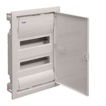 Coffret encastré, Volta, 24 M, version France|Hager-HAGVU24ND