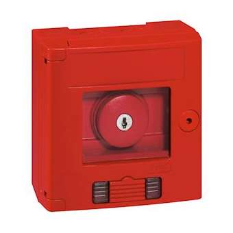 Coffret bris de glace coup de poing IP44 rouge avec 2 voyants - saillie|Legrand-LEG038009