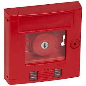 Coffret bris de glace coup de poing IP30 rouge avec 2 voyants - encastré|Legrand-LEG038059