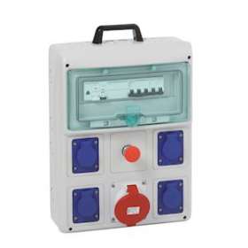 Kaedra coffret de chantier 4 prises 16A NF + 1 prise 3P+N+T 32A|Schneider Electric-SCHPFR10107