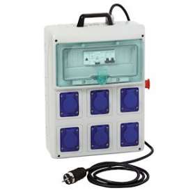 Kaedra coffret de chantier 6 prises 16A NF avec cordon|Schneider Electric-SCHPFR10103