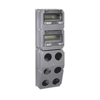 Coffret à composer Hypra avec rail pour 6 prises 16A/32A 740x230x181mm|Legrand-LEG059848