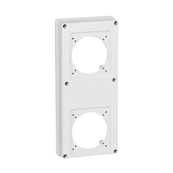 Plastron P17 280x125mm recevant 2 prises 16A ou 32A pour composer un coffret P17|Legrand-LEG057718