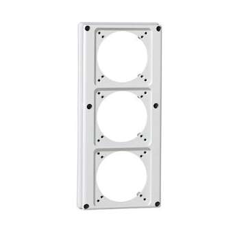 Plastron P17 280x125mm recevant 3 prises 16A pour composer un coffret P17|Legrand-LEG057714