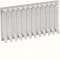 Obturateur en bande pour coffrets vector IP55 6 modules RAL 7035 gris clair