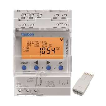 Interrupteur horaire digital annuel 2c 230v|Theben-THB6420300