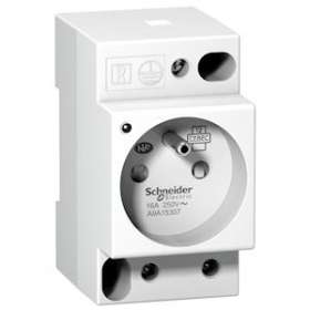 Prise de courant modulaire 16A 2P+T avec voyant standard français 250V|Schneider Electric-SCHA9A15307
