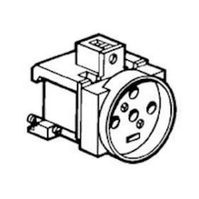 Prise de courant modulaire 20A 400V~ - 3P+N+T à éclips - 3,5 modules|Legrand-LEG004292