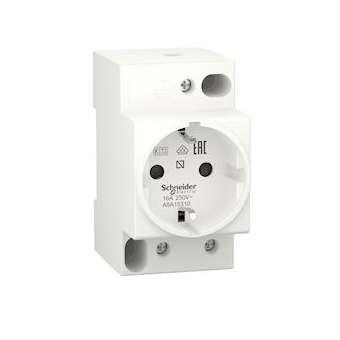 Prise de courant modulaire 16A 2P+T standard allemand 250V|Schneider Electric-SCHA9A15310