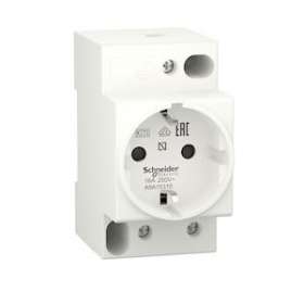Prise de courant modulaire 16A 2P+T standard allemand 250V|Schneider Electric-SCHA9A15310