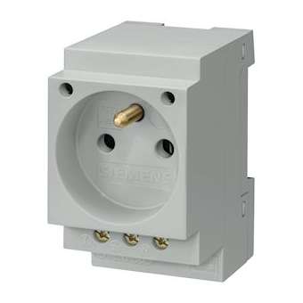 Prise de courant 16A avec broche de terre selon CEE7|Siemens Industries et Infrastructures-SIE5TE6803