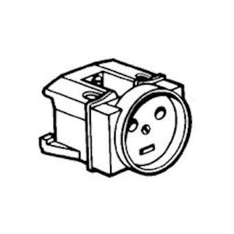 Prise de courant modulaire 20A 400V~ - 2P+T à éclips - 3,5 modules|Legrand-LEG004290