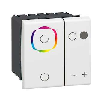Variateur de couleurs Mosaic 1 zone pour ballasts et drivers DALI - blanc|Legrand-LEG078403
