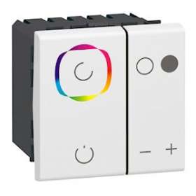 Variateur de couleurs Mosaic 1 zone pour ballasts et drivers DALI - blanc|Legrand-LEG078403