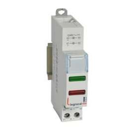 Voyant à LED CX³ double 12V~ à 48V~ ou 12V à 48V - vert et rouge - 1 module|Legrand-LEG412941