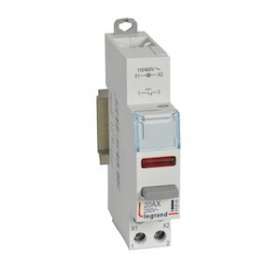 Poussoir modulaire double fonction contact 1NF + LED rouge 110V~ à 400V~|Legrand-LEG412940