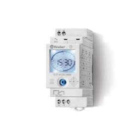 Horloge hebdomadaire digitale 1 inverseur 16A 110 à 230V AC/DC, NFC|Finder-FID125182300000