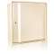 Coffret ENEDIS sans hublot, avec cuvette - Serrure rectangle - Beige