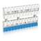 Support 12 plages pour S20 socle double ou borne GP 600