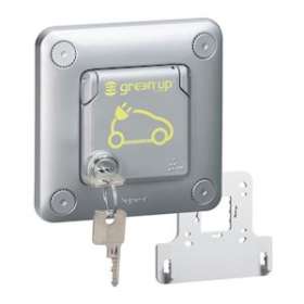 Prise Green'up Access - 3,2 kVA - Mode 2 - IP55-IK10 - encastré volet verrouillé|Legrand-LEG077898
