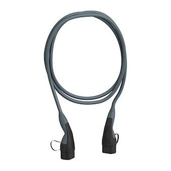 EVlink - câble charge monophasé - type 2 / type 2 - 32A - 5m - 2,5kg - 7,4kW max|Schneider Electric-SCHEVP1CNS32122