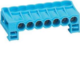 Bornier arrivée neutre à cage 7x25 mm²|Hager-HAGKN07N