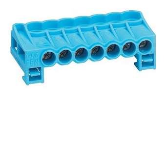 Bornier arrivée neutre à cage 7x25 mm²|Hager-HAGKN07N