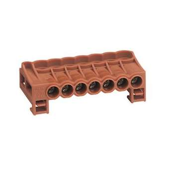 Bornier arrivée phase à cage 7x25 mm²|Hager-HAGKN07P