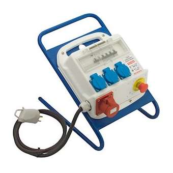 Coffret d'alimentation mobile 3 MONO + TRI + pied|Michaud-MIHP481