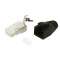 LOT 10 PLUG C6/EA BLINDE AVEC MANCHONS NOIR