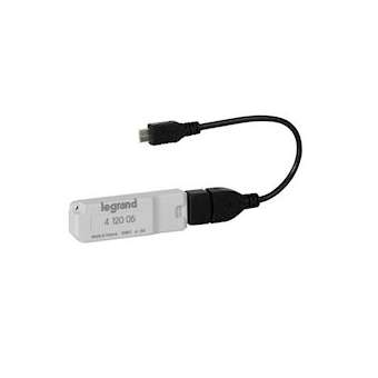 Module réception radio - impulsions compteur gaz + eau - écocompteur 412000|Legrand-LEG412005