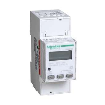 Acti9 iEM - compteur d'énergie mono - 63A - afficheur impulsionnel MID|Schneider Electric-SCHA9MEM2110