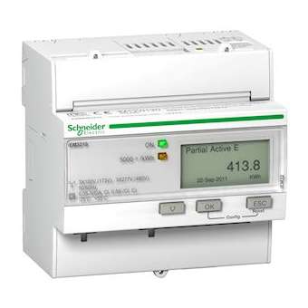 Acti9 iEM - compteur d'énergie tri - TI - impulsions - MID|Schneider Electric-SCHA9MEM3210