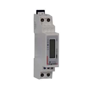 Compteur monophasé EMDX³ MID raccordement direct 45A sortie impulsion - 1 module|Legrand-LEG412069