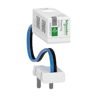 PowerTag - capteur de mesure radio-fréquence - DT40 - 1P+N - 63A - amont|Schneider Electric-SCHA9MEM1561
