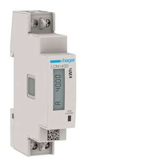 1 Phase kWhmeter direct 40A 1M|Hager-HAGECN140D