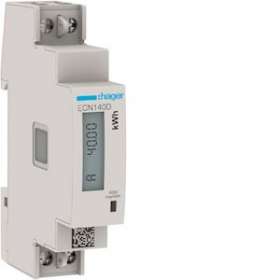 1 Phase kWhmeter direct 40A 1M|Hager-HAGECN140D