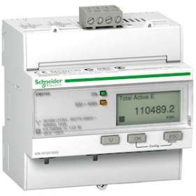 Acti9 iEM - compteur d'énergie tri - 63A - multitarif - alarme kW - BACnet - MID|Schneider Electric-SCHA9MEM3165