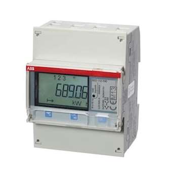Compteur B23 Triphase Modbus Mesure Directe 65A Steel Mid|ABB-ABB832321