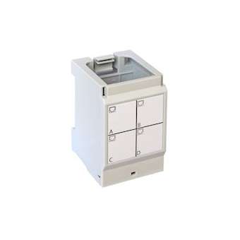 Support pour 4 connecteurs RJ45 FTP et STP coffret de communication|Legrand-LEG413180