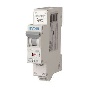 Disj Ph+N, borne res, 32A 4,5kA (EN 60898) cbe C|Eaton industries-EONPLGC4-C32-1N