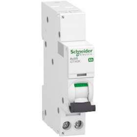Acti9 iDT40K XA - disjoncteur modulaire auto/vis - 1P+N 10A courbe C - 4,5kA|Schneider Electric-SCHA9PK1610