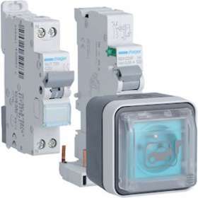 Witty IP55 3KW 2P+T M2 + protection différentielle|Hager-HAGXEV080P