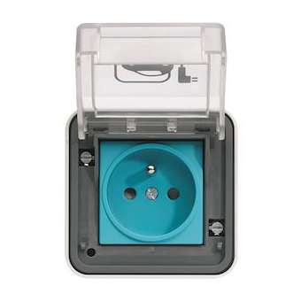 Witty IP55 3KW 2P+T M2+ saillie pour 1 véhicule électrique|Hager-HAGXEV080