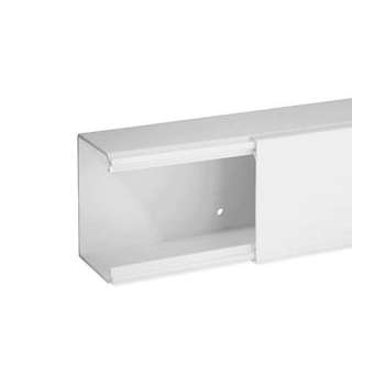 Goulotte de distribution non cloisonnable TA-E 80x60 1 compartiment blanche|Iboco-IBOB00326