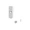 Serrure+Clé Grise pour Coffret Mistral 41W