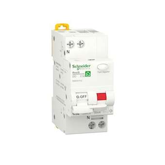 Resi9 - disjoncteur différentiel - 1P+N - 32A - 30mA - courbe C - type Fsi|Schneider Electric-SCHR9PDCF32
