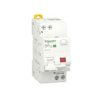 Resi9 - disjoncteur différentiel - 1P+N - 20A - 30mA - courbe C - type Fsi|Schneider Electric-SCHR9PDCF20