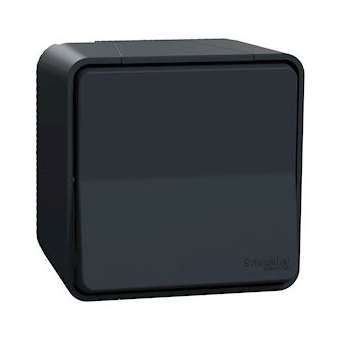 Mureva Styl - Va et vient - saillie - IP55 - IK08 - connexion auto - gris|Schneider Electric-SCHMUR35021