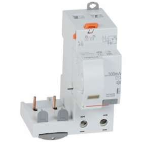 Bloc diff adaptable vis DX³ pour disj 1 mod/pôle 2P 230 à 400V~ 40A typeAC 300mA|Legrand-LEG410413